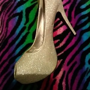 Sequin heels
